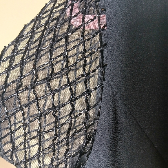 Donna Morgan Vintage black cocktail dress. Best fit size small to medium. - Picture 2 of 6